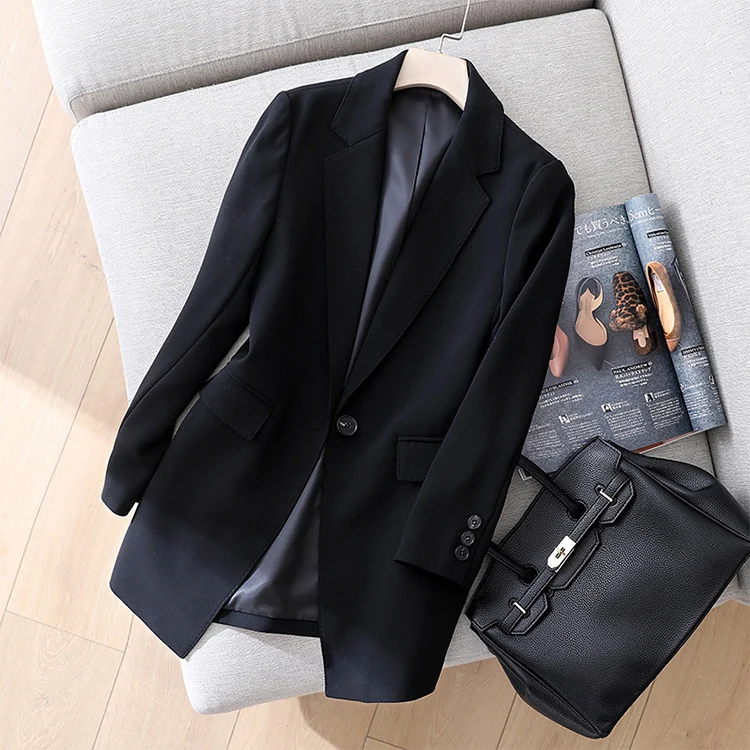 Damen Eleganter Schnitt Blazer Nord Taschen