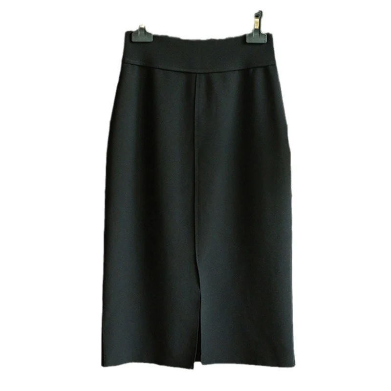 Damen Eleganter, schmal geschnittener Midirock Nord Taschen