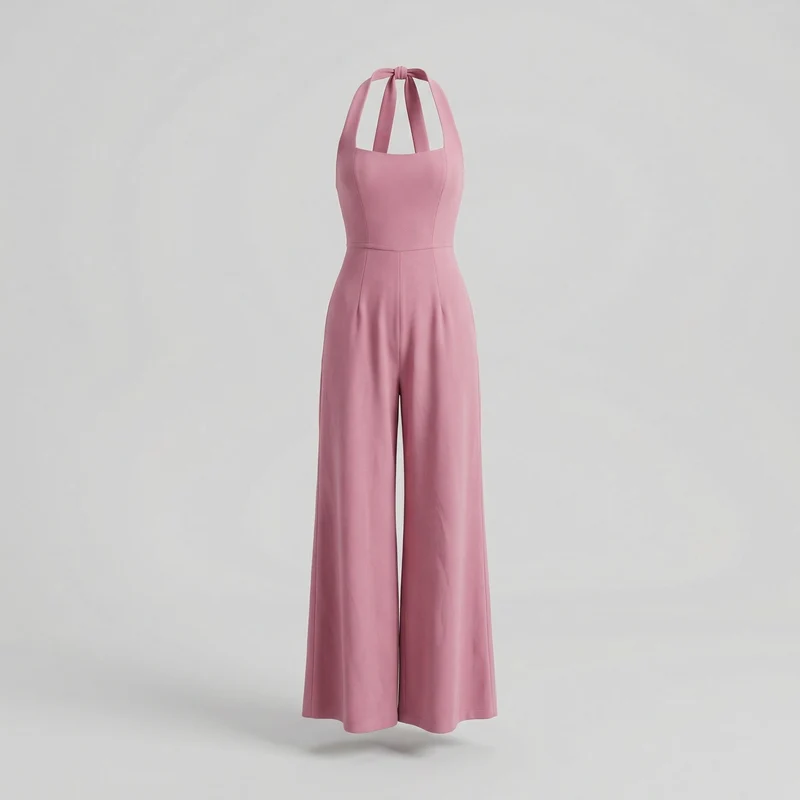 Jumpsuit Damen mit Neckholder