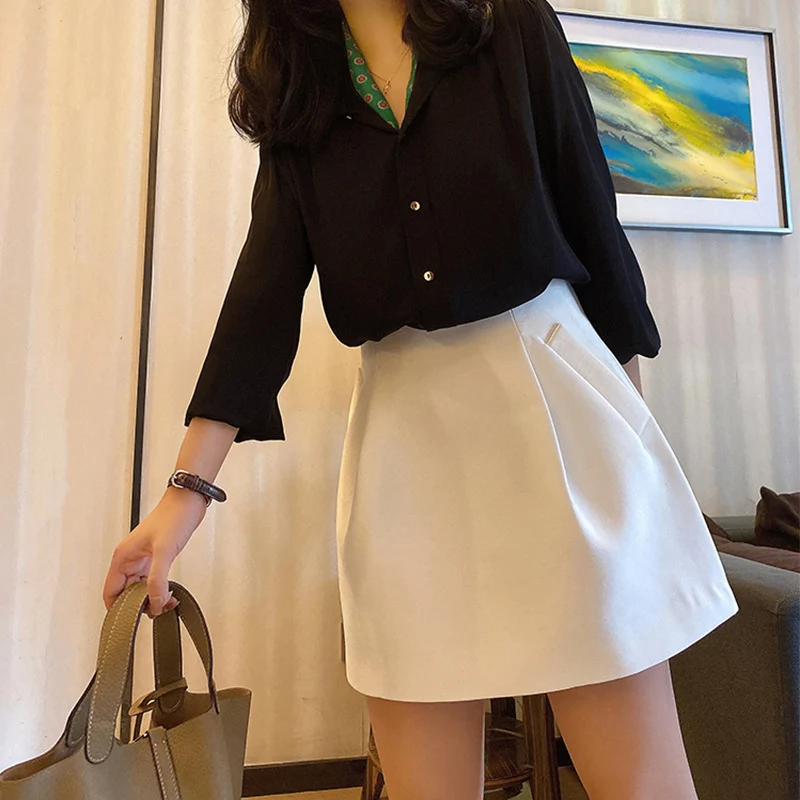 Damen Elegante Bluse mit Modischem Schnitt Nord Taschen