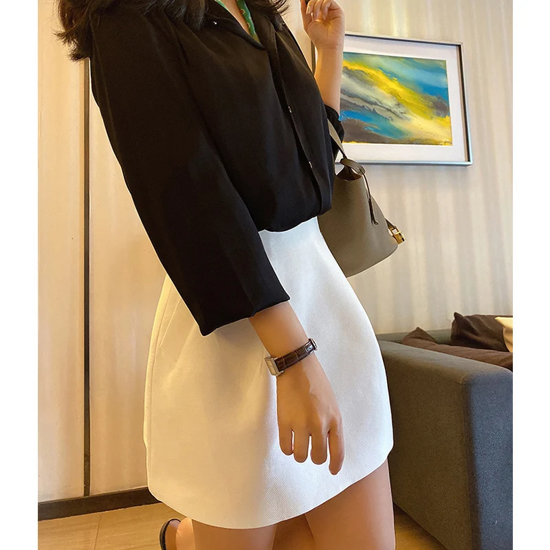 Damen Elegante Bluse mit Modischem Schnitt Nord Taschen