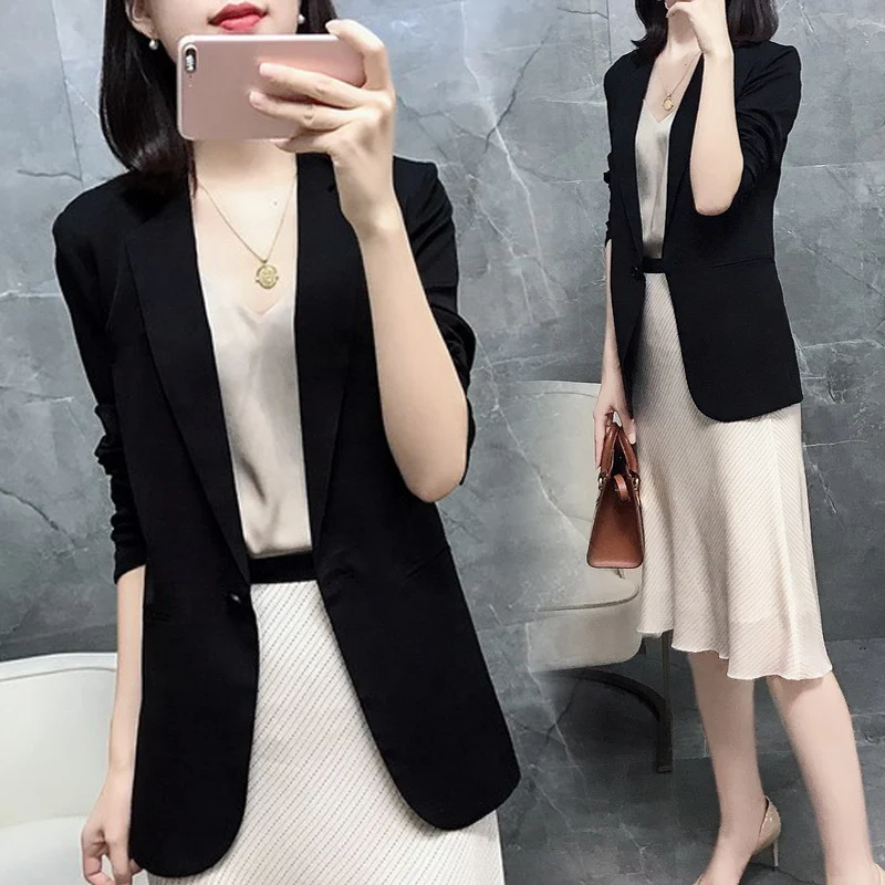 Damen Eleganter leichter Blazer Nord Taschen