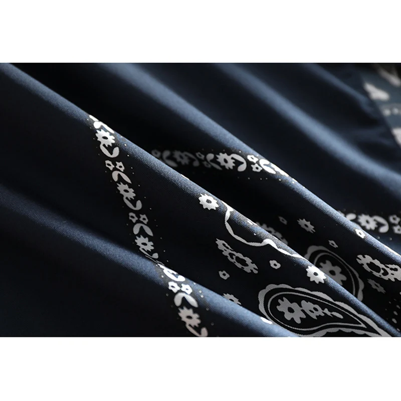Damen Eleganter langer Rock mit Paisleymuster Nord Taschen