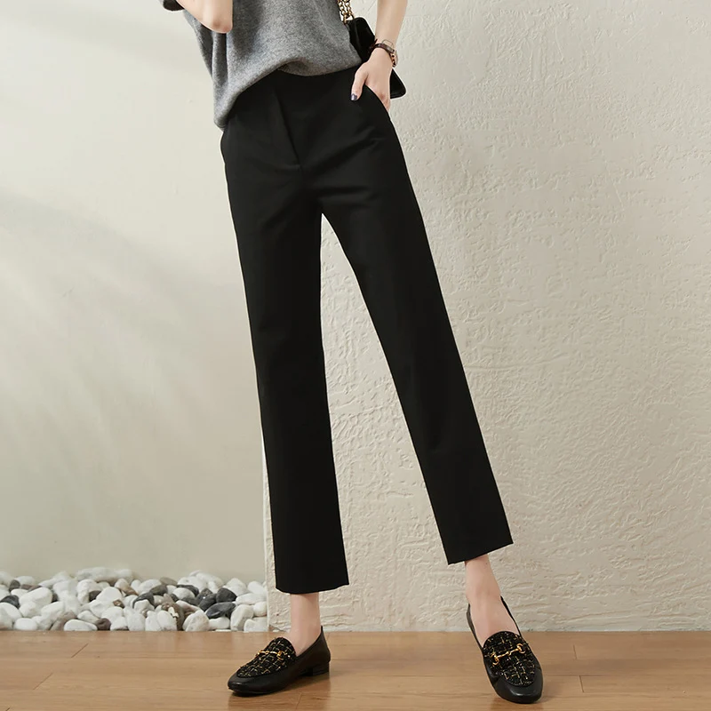 Damen Elegante und bequeme Hose mit schmalem Schnitt Nord Taschen