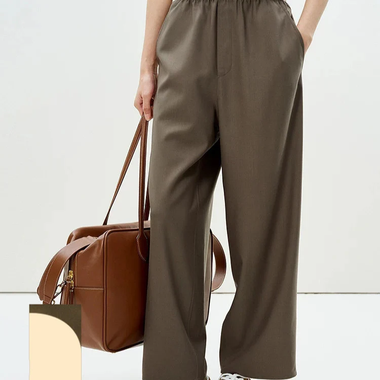 Damen Elegante Weite Hose Nord Taschen