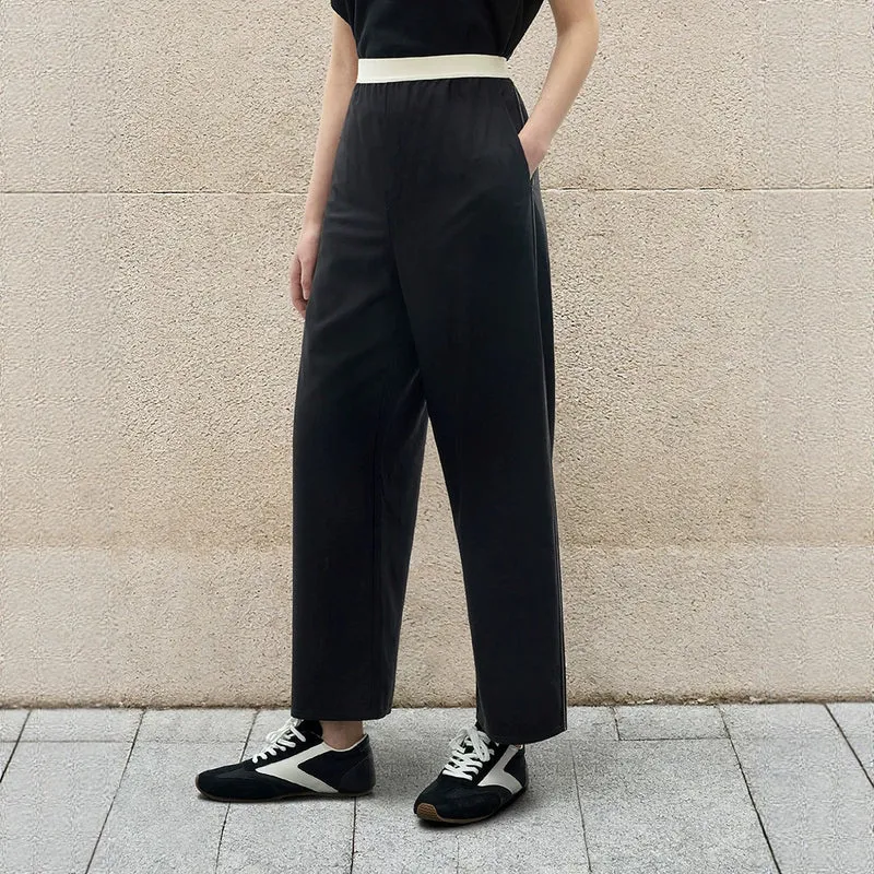 Damen Elegante Weite Hose Nord Taschen