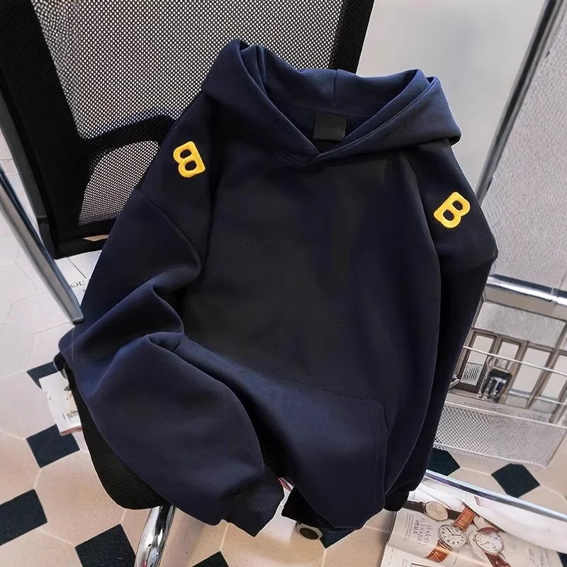 Unisex Urbaner Kapuzenpullover mit großem Druck Nord Taschen