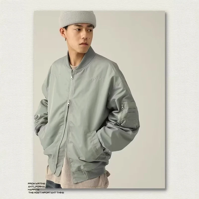 Unisex Oversized Übergangsjacke Nord Taschen