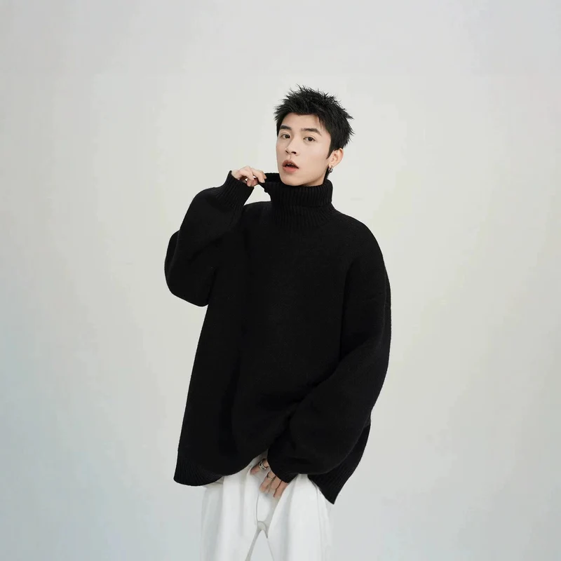 Unisex Oversized Rollkragenpullover Nord Taschen