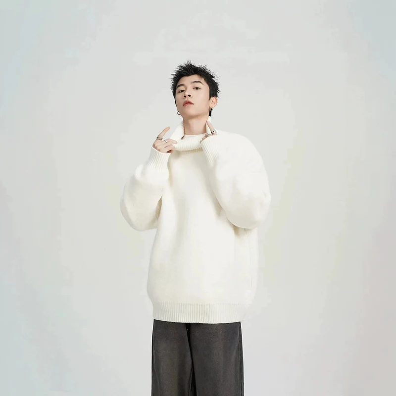 Unisex Oversized Rollkragenpullover Nord Taschen