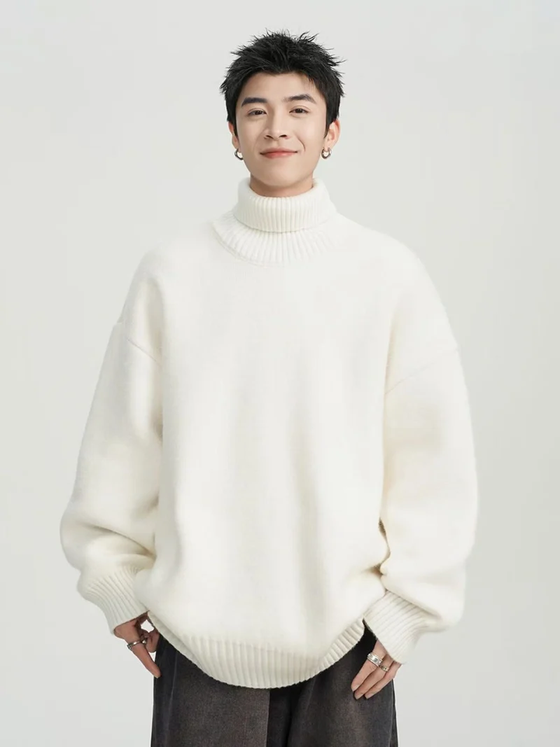 Unisex Oversized Rollkragenpullover Nord Taschen