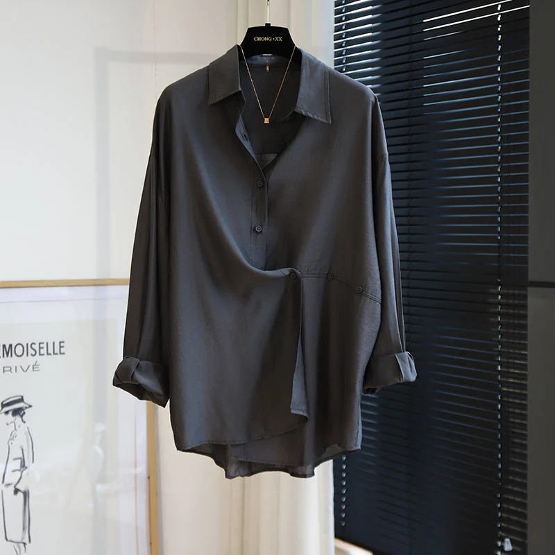 Damen Elegante Bluse Nord Taschen