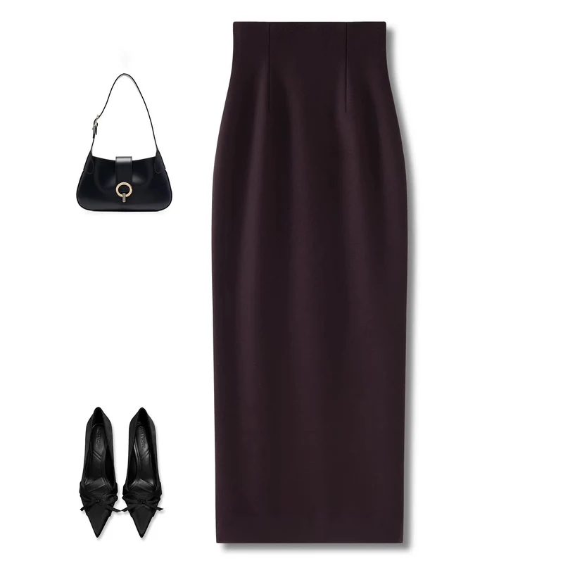 Damen Elegante Bleistiftrock Nord Taschen