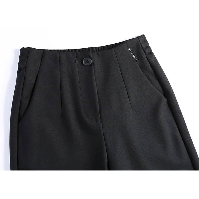 Damen Elegante und bequeme High-Waist Stoffhose Nord Taschen