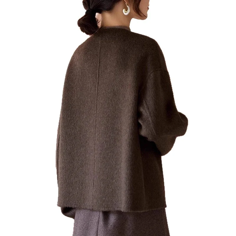 Damen Elegante, warme Strickjacke Nord Taschen
