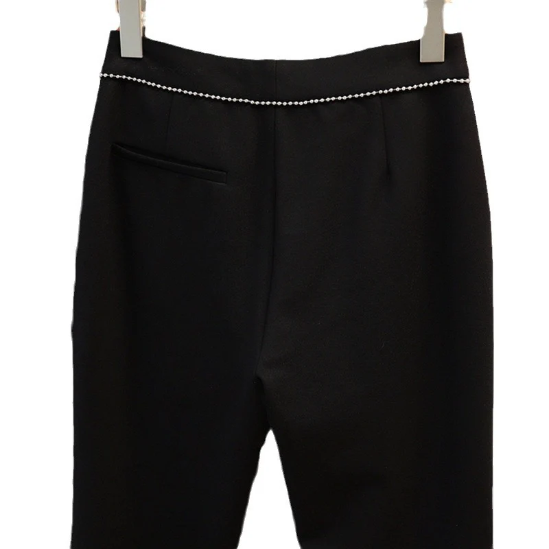Damen Elegante undmodische Bundfaltenhose Nord Taschen