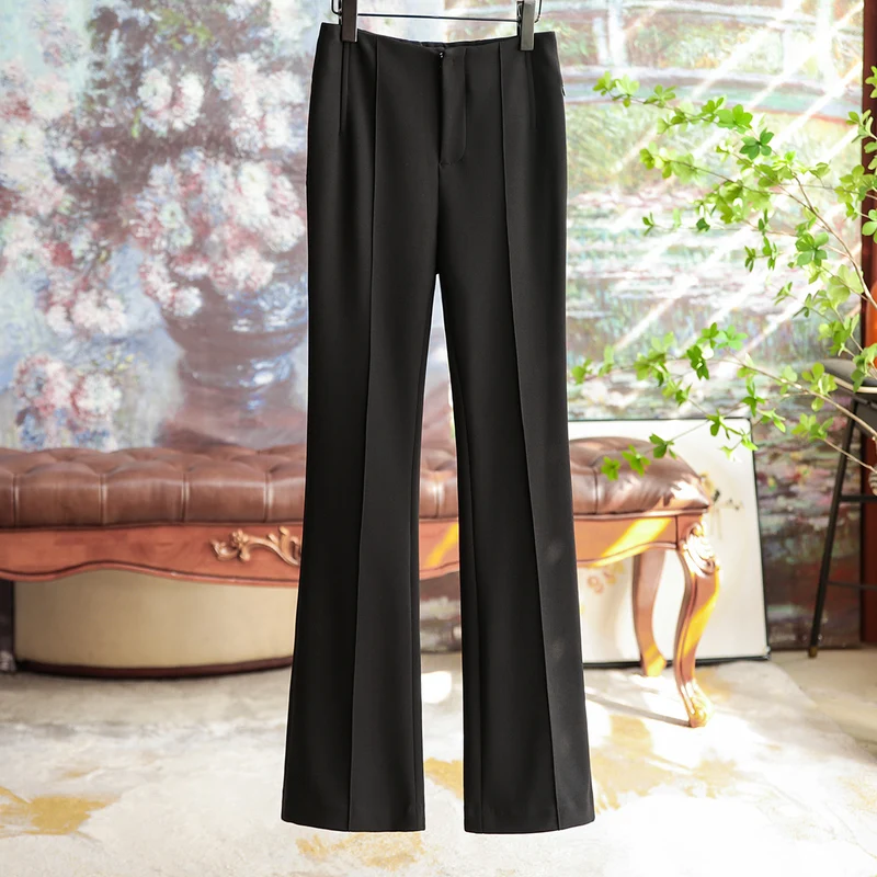 Damen Elegante und weite Business-Hose Nord Taschen