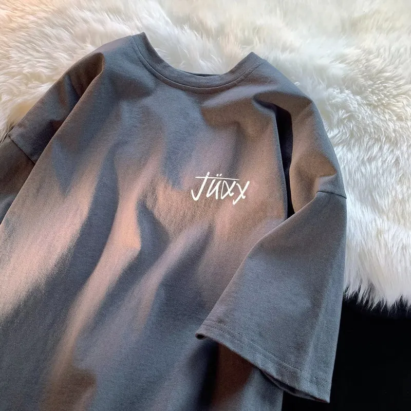 Unisex Lässiges Oversized T-Shirt mit kreativem Aufdruck Nord Taschen