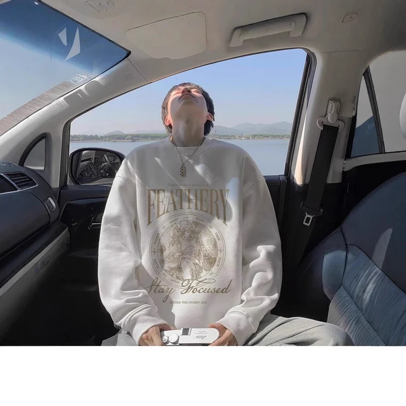 Unisex Lässiger Sweatshirt mit grafischem Druck Nord Taschen