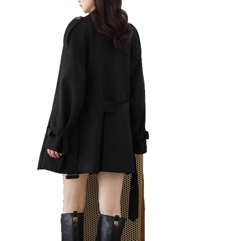 Damen Eleganter Oversized-Trenchcoat Nord Taschen