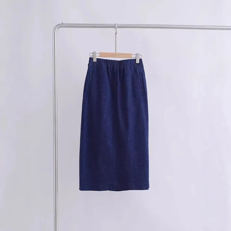 Damen Elegant geschnittener Midirock Nord Taschen