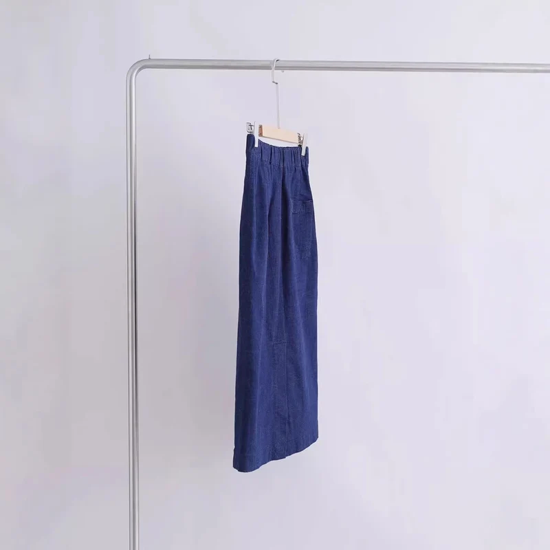 Damen Elegant geschnittener Midirock Nord Taschen