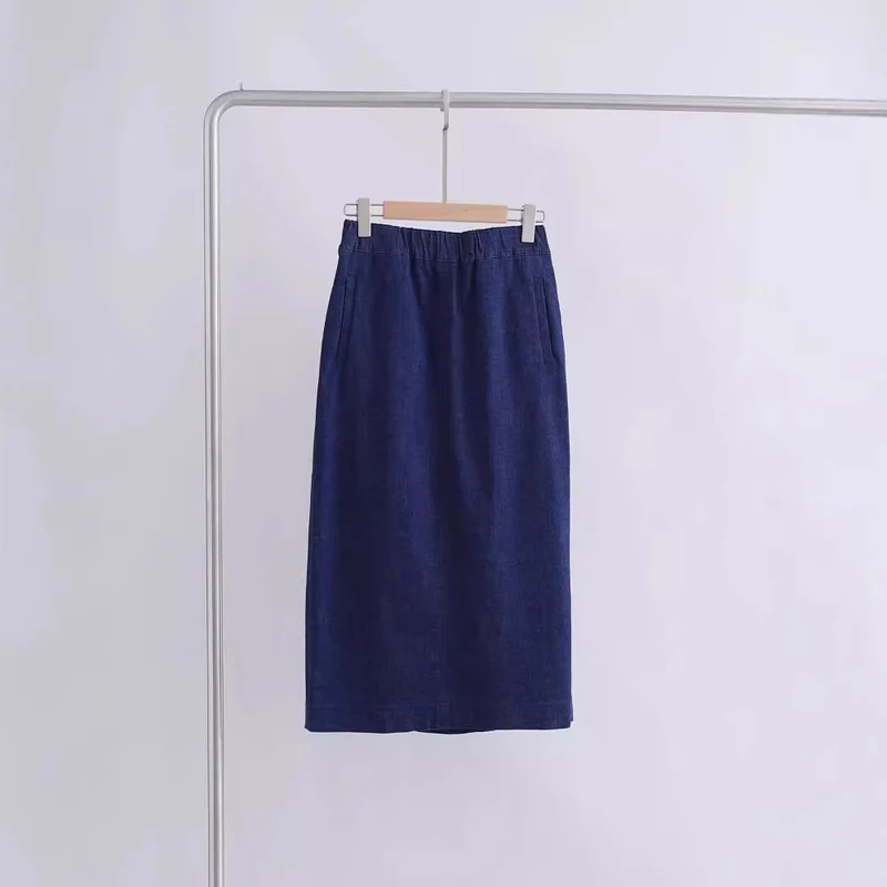 Damen Elegant geschnittener Midirock Nord Taschen