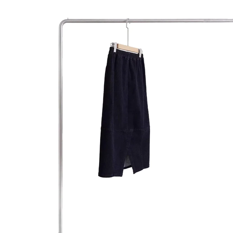 Damen Elegant geschnittener Midirock Nord Taschen