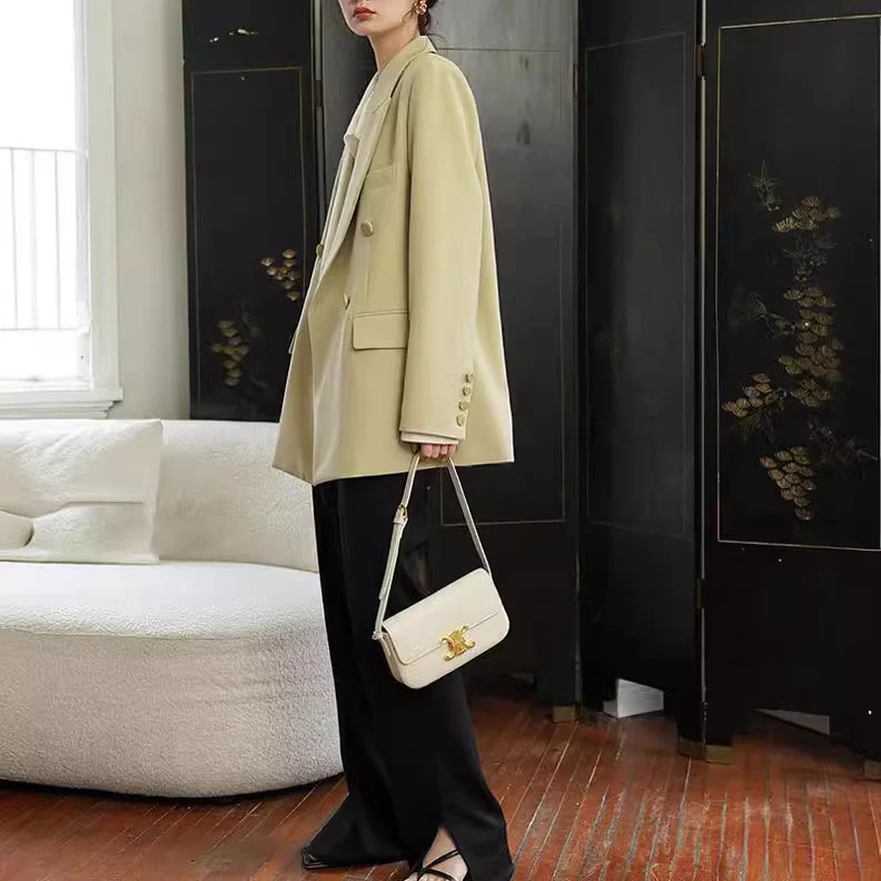Damen Eleganter doppelter Blazer Nord Taschen