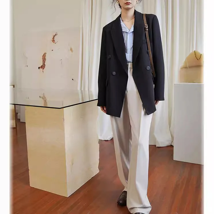 Damen Eleganter doppelter Blazer Nord Taschen