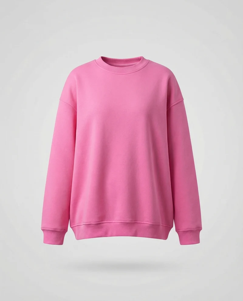 Oversize-Sweatshirt mit Rundhalsausschnitt