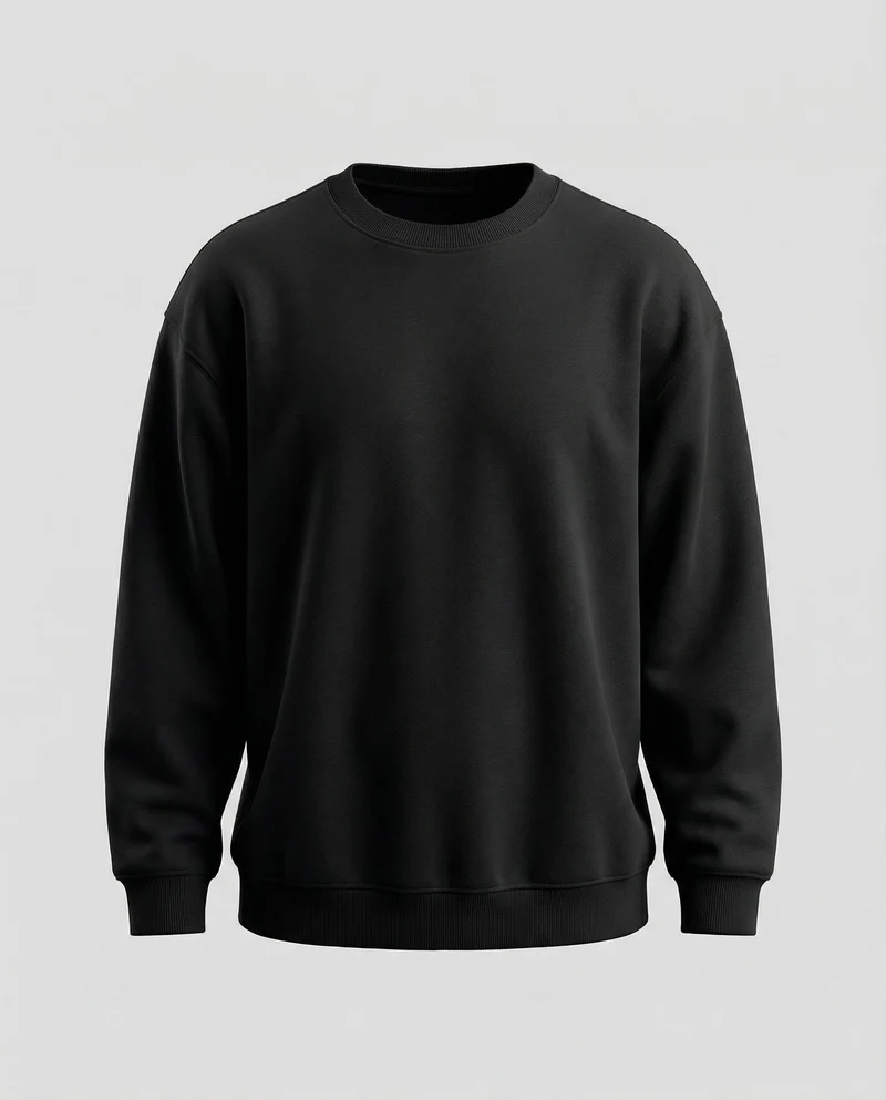 Oversize-Sweatshirt mit Rundhalsausschnitt