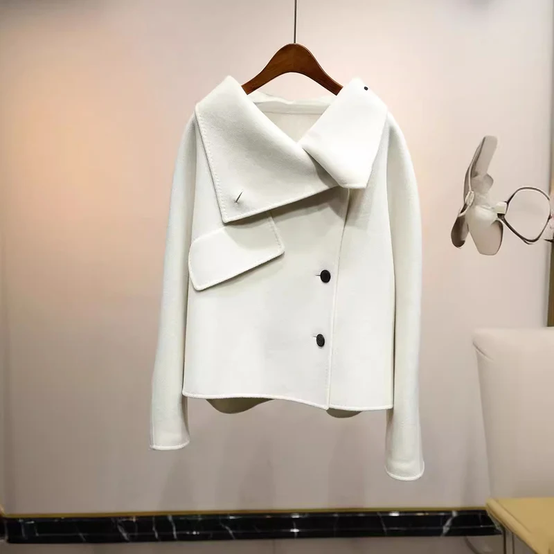 Damen elegante Übergangsjacke mit hohem Kragen Nord Taschen