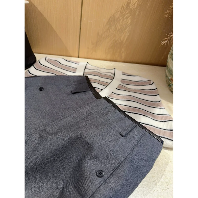 Damen Elegante und weite Anzughose Nord Taschen