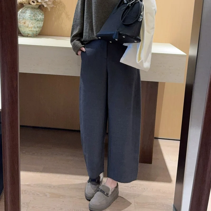 Damen Elegante und weite Anzughose Nord Taschen