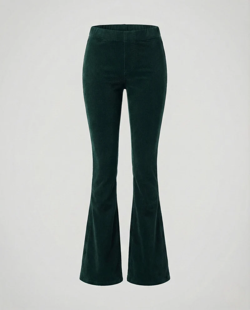 Damen Stretch-Cord Schlaghose mit Komfort & Vielseitigem Style