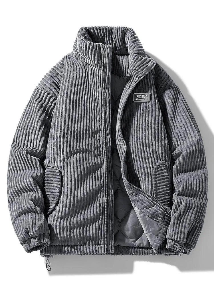 Zeitlose Cordjacke für Herren