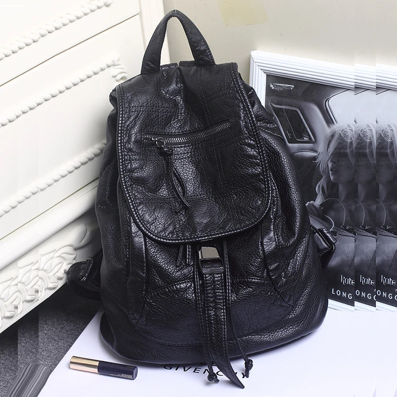 Damen Rucksack mit elegantem Kordelzug und strukturiertem Design Nord Taschen