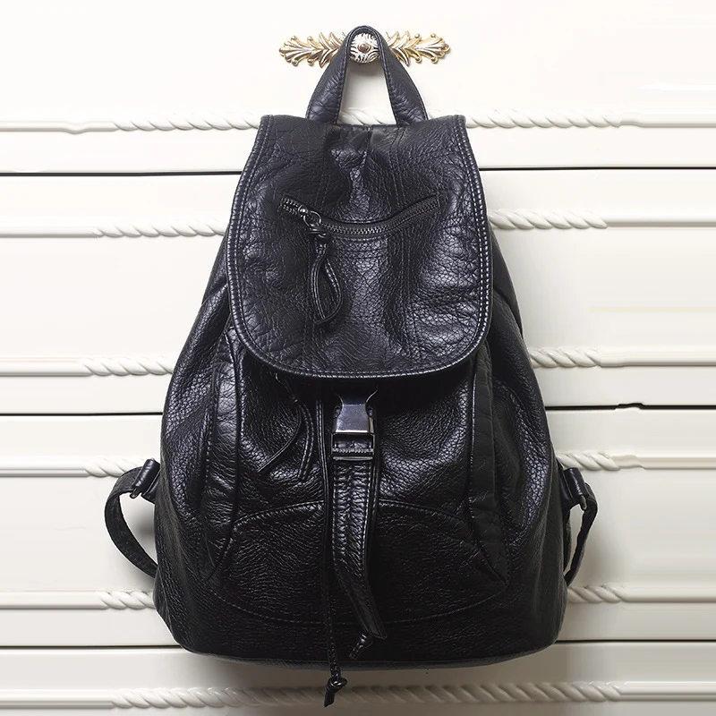 Damen Rucksack mit elegantem Kordelzug und strukturiertem Design Nord Taschen