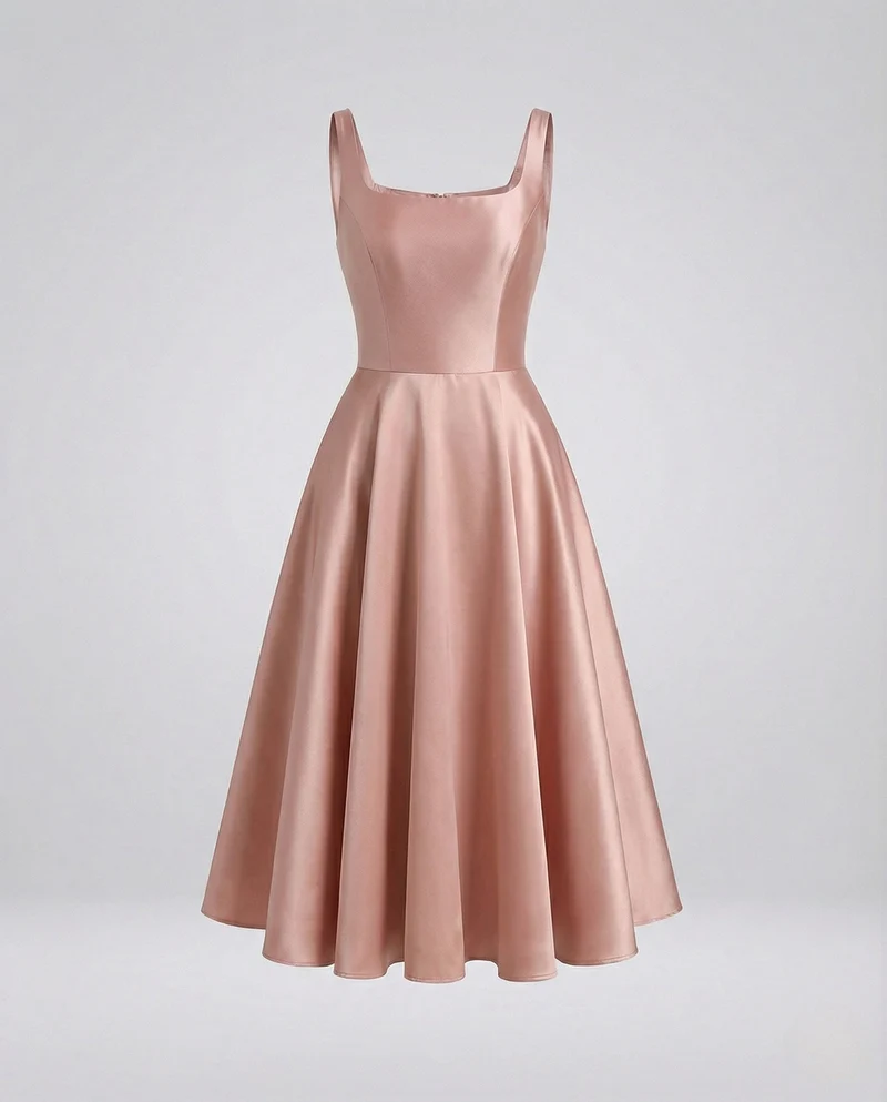 Damen Abendkleid mit Korsage und Midirock