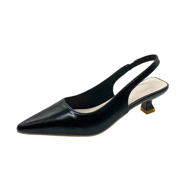 Damen Slingback-Pumps mit spitzer Zehenpartie und modischem Blockabsatz Nord Taschen