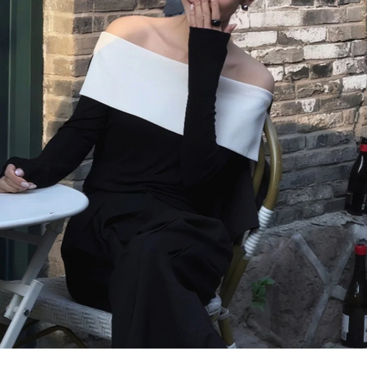 Damen Elegante und stilvolle Jumpsuit mit off-shoulder Design Nord Taschen