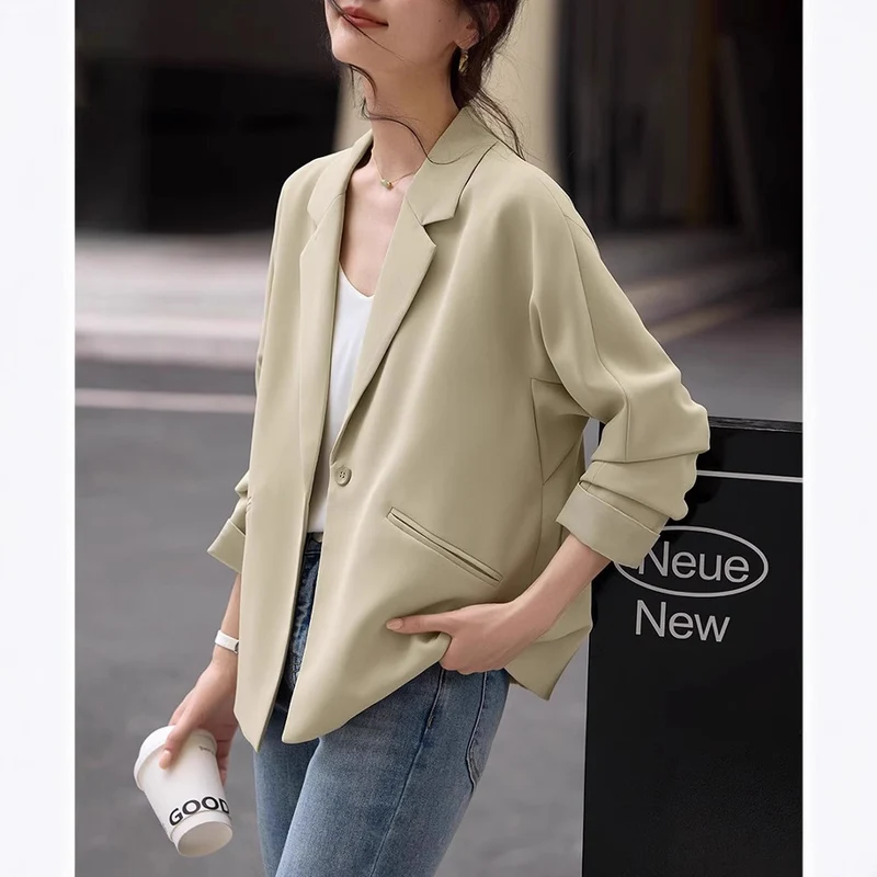 Damen Elegante oversized Blazerjacke Nord Taschen