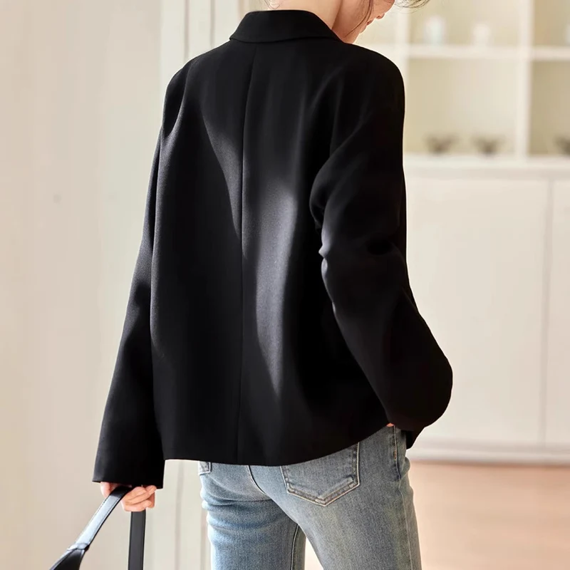Damen Elegante oversized Blazerjacke Nord Taschen