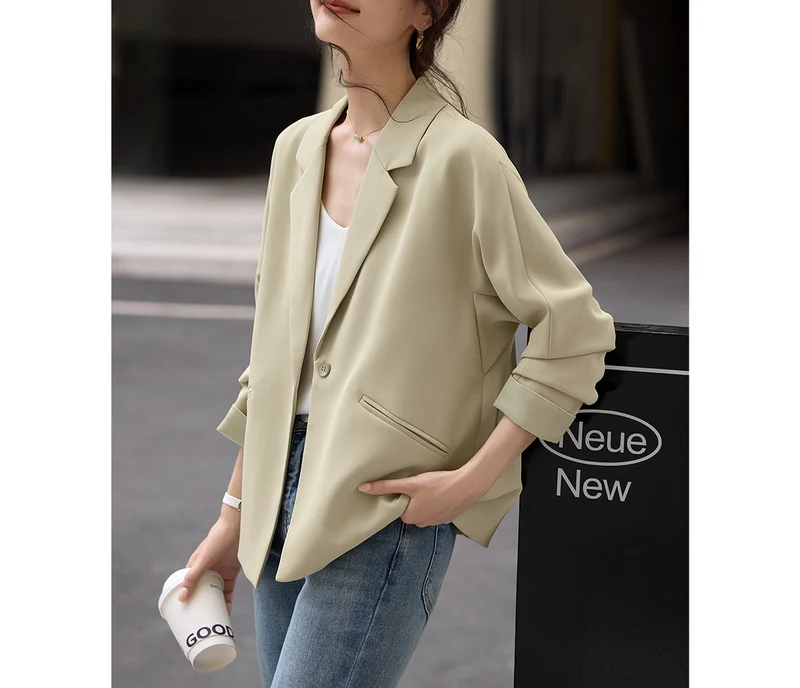Damen Elegante oversized Blazerjacke Nord Taschen