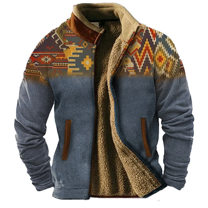 Merino-Fleecejacke Herren Leicht Warm Avellé
