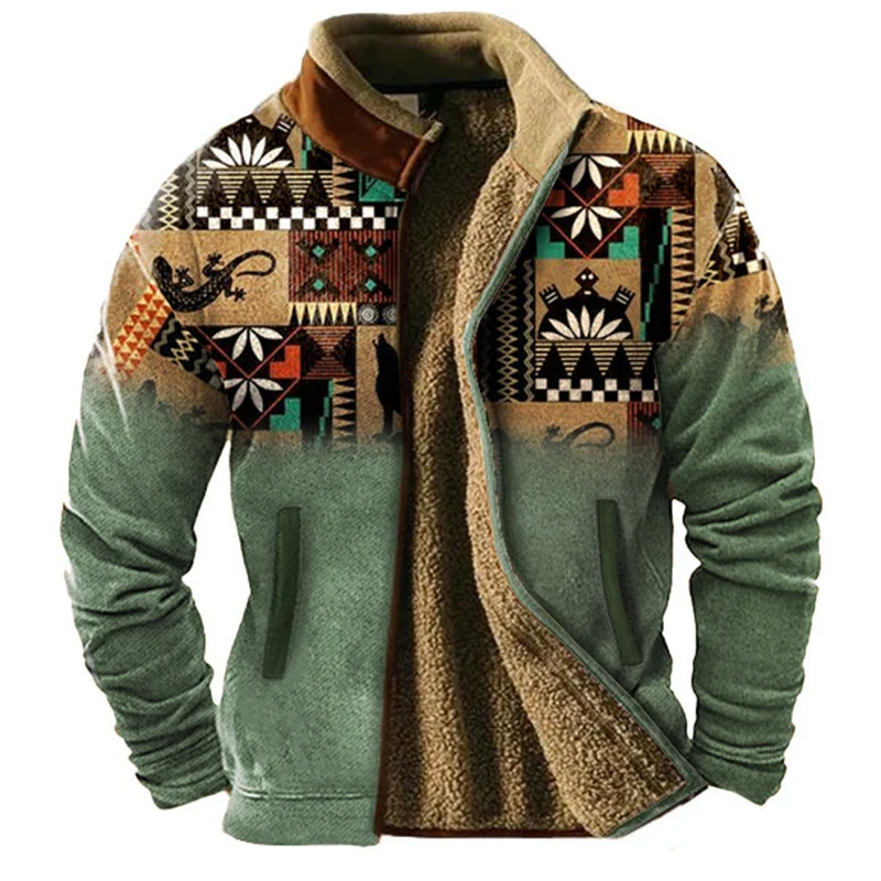 Merino-Fleecejacke Herren Leicht Warm Avellé