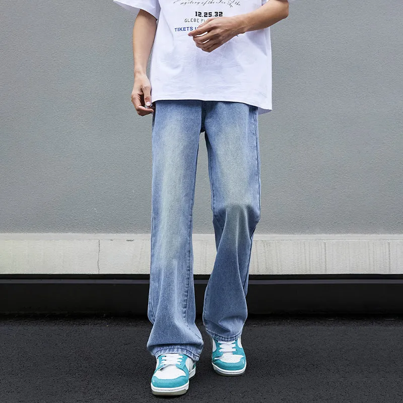 Herren Weitgeschnittene Denim-Jeans Nord Taschen