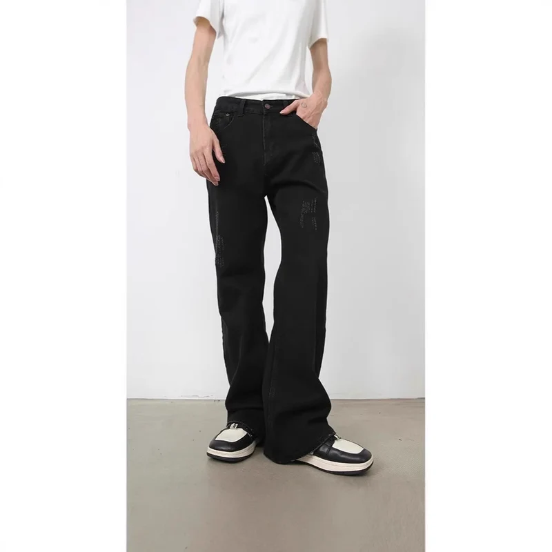 Herren Weitgeschnittene Denim-Hose Nord Taschen