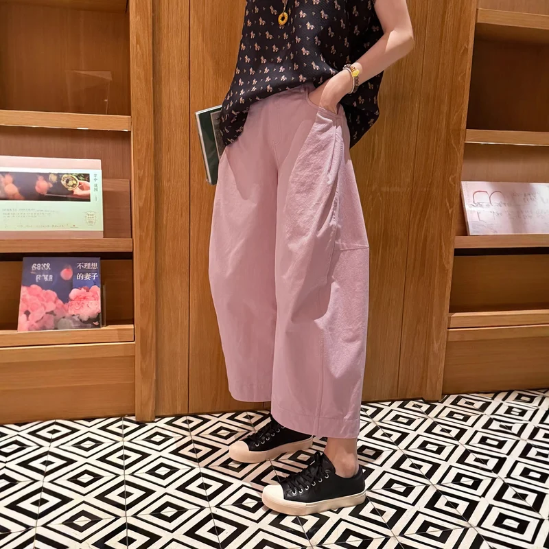 Damen Cargohose mit weitem Schnitt Nord Taschen